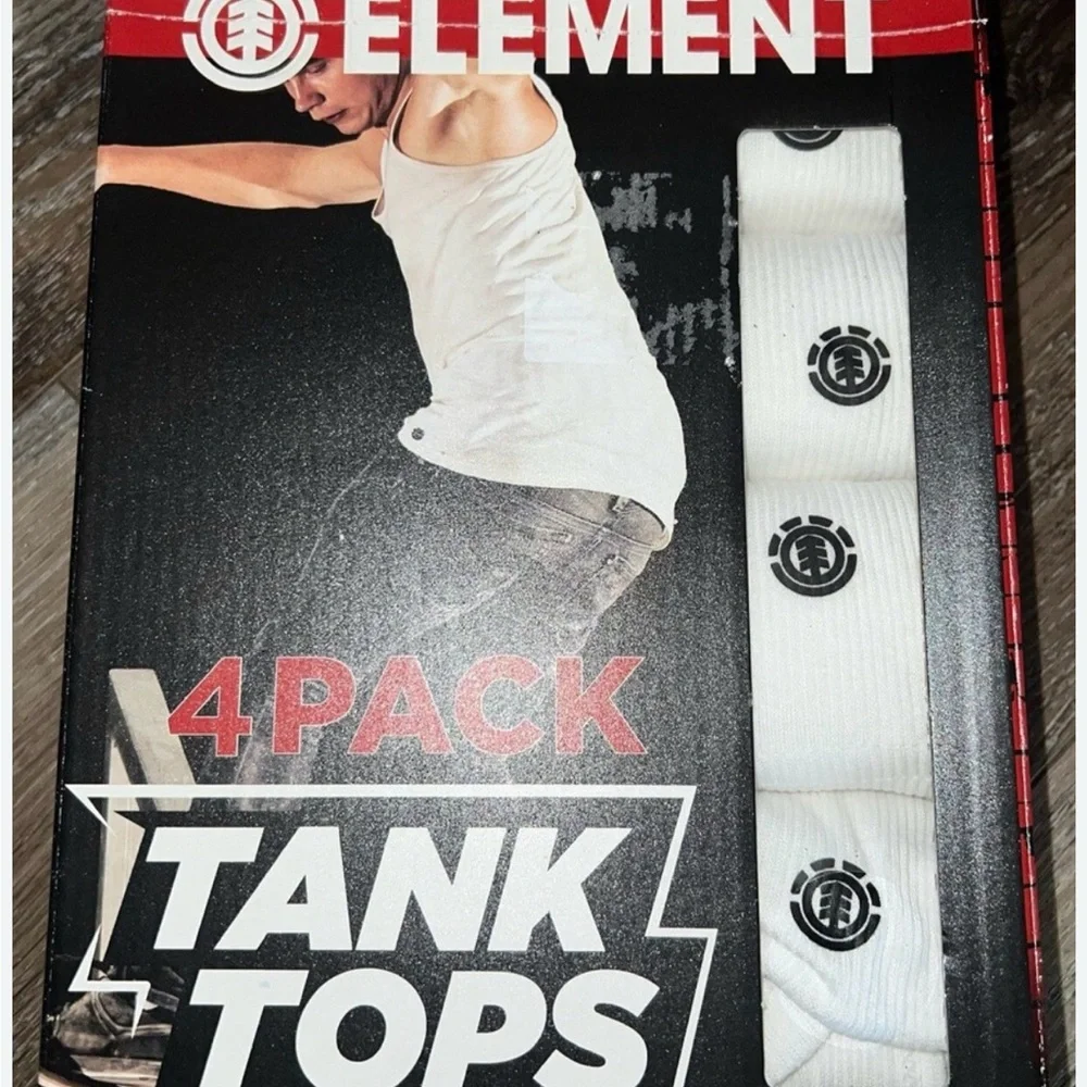 Element White Tank Top - Picture 1 of 3